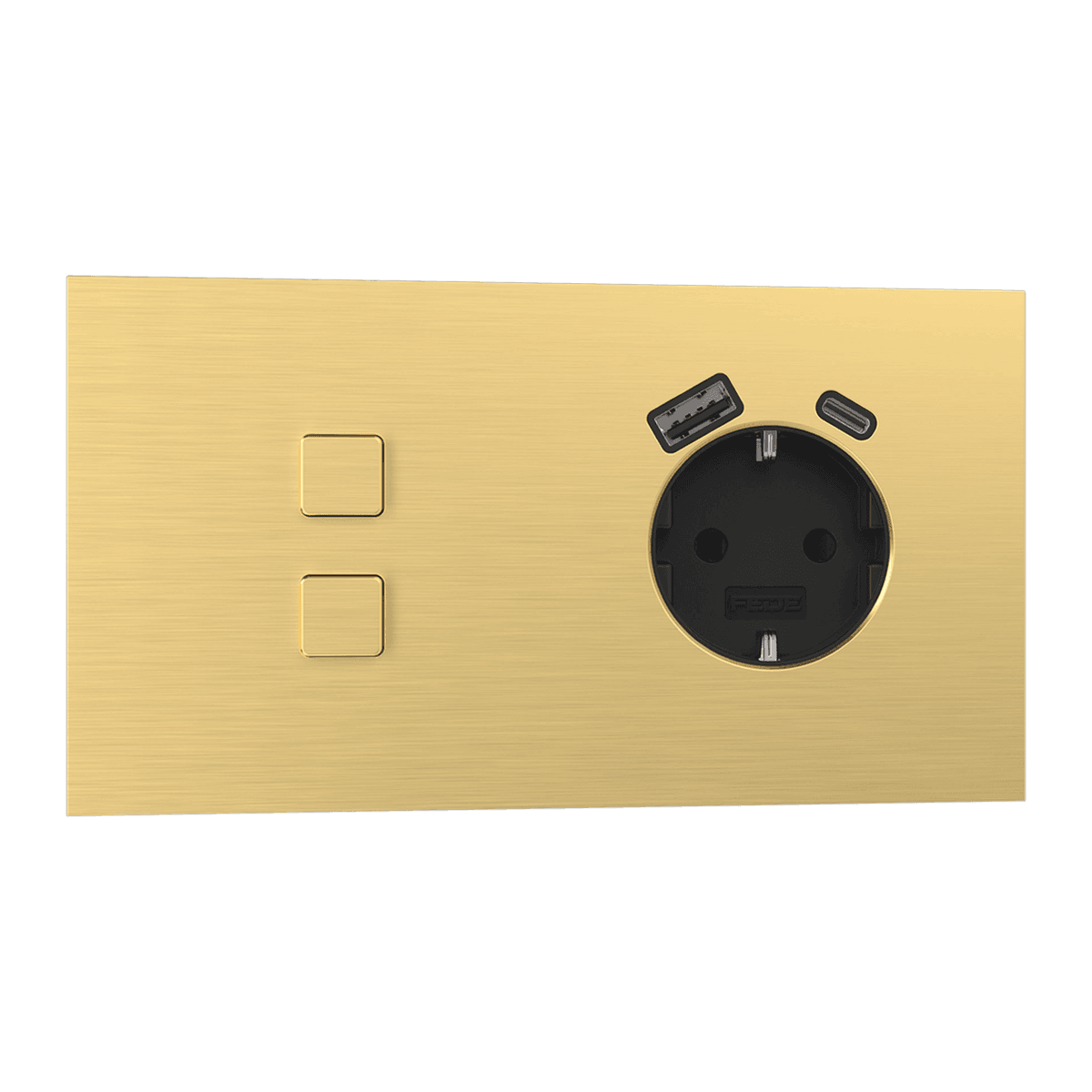 Light & Button · Gold · Panel combinado