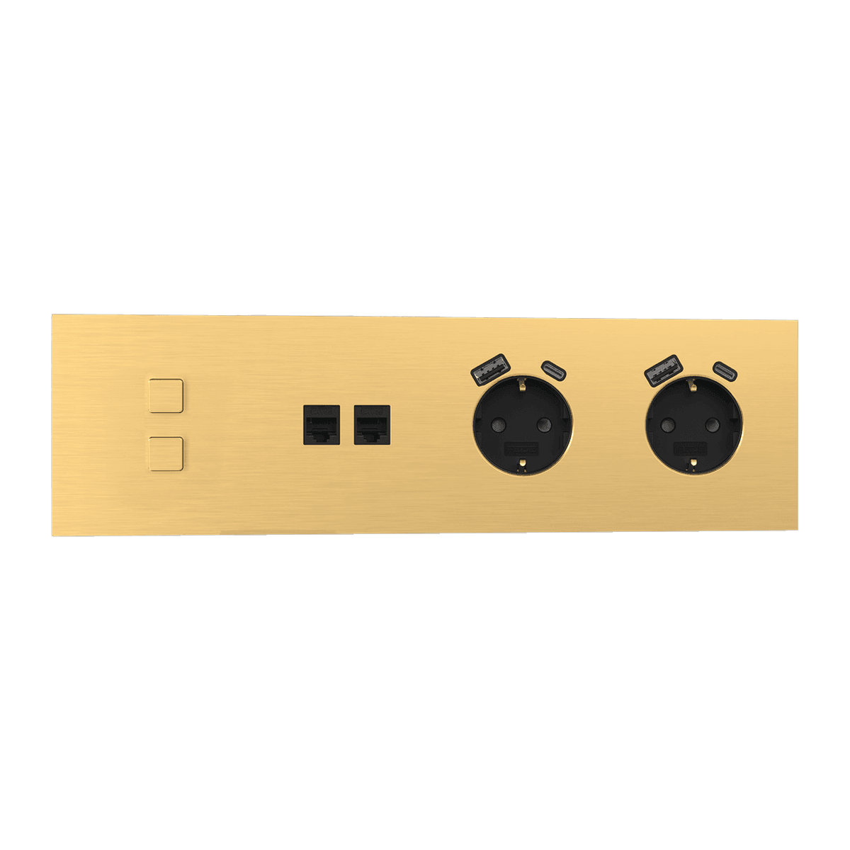 Light & Button · Gold · Panel combinado