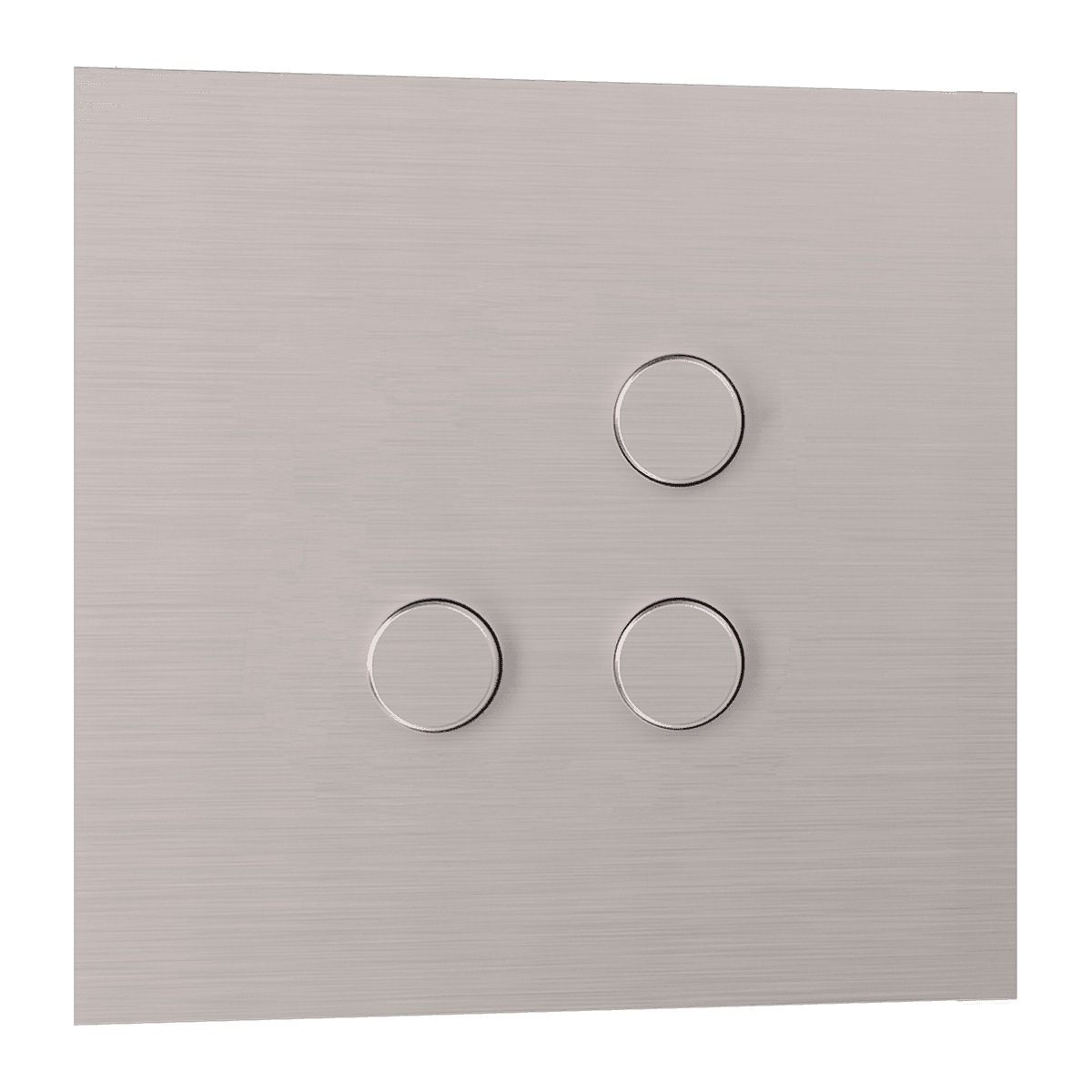 Light & Button · Nickel · Pulsador múltiple