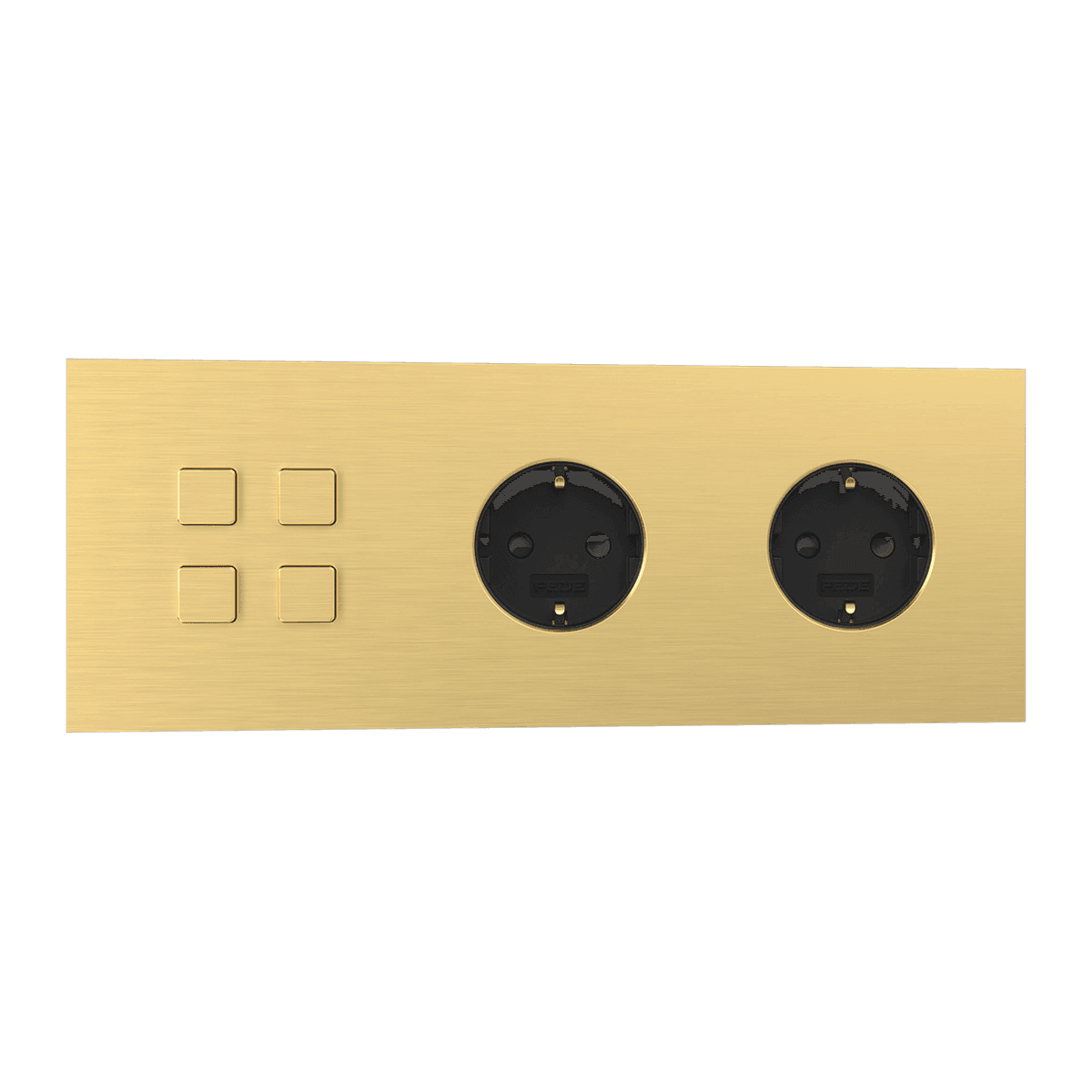 Light & Button · Gold · Panel combinado