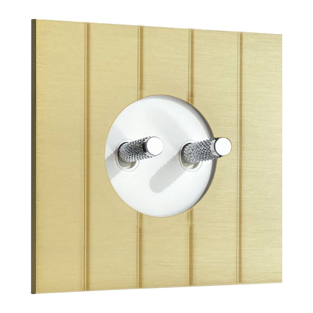 Studio · Satin Gold · Interruptor de doble palanca